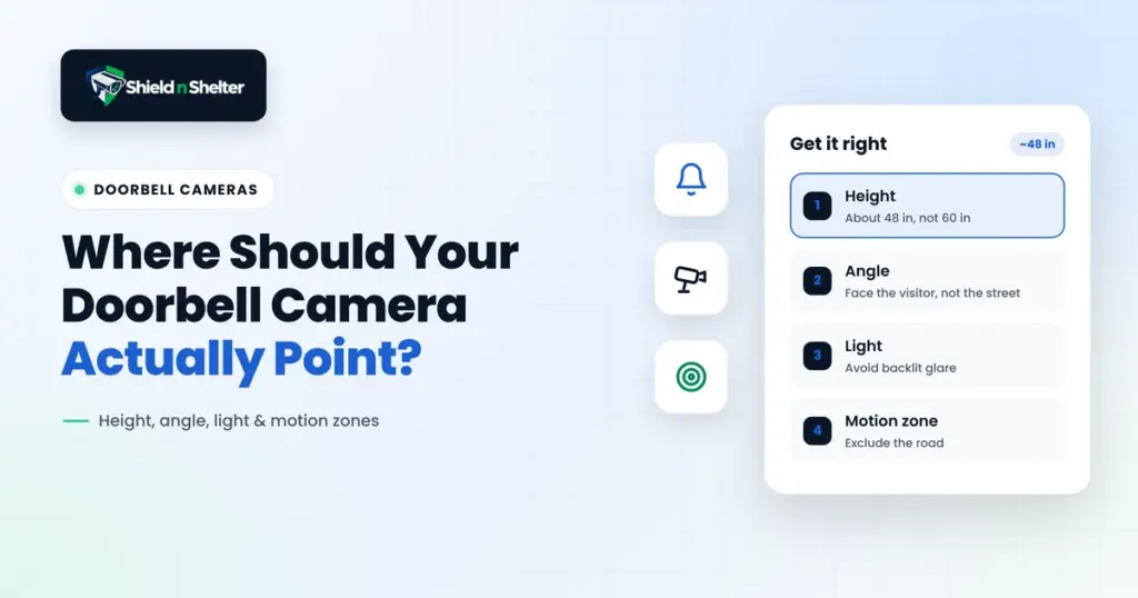 Where Should Your Doorbell Camera Actually Point?