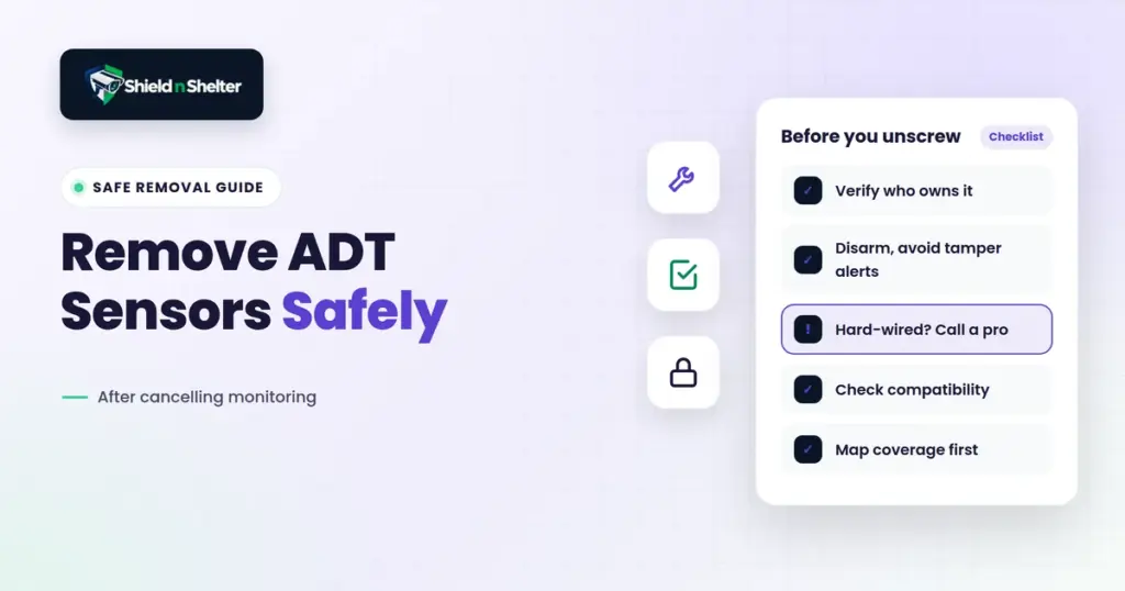 How to Remove ADT Sensors and Devices Safely After Cancelling Monitoring