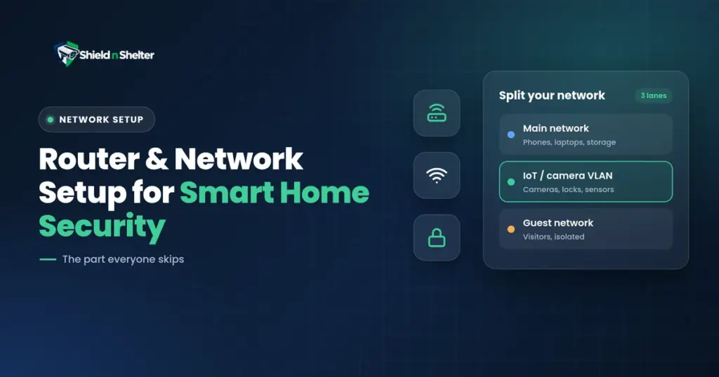 Router and Network Setup for Smart Home Security: The Part Everyone Keeps Overlooking - Shield N Shelter