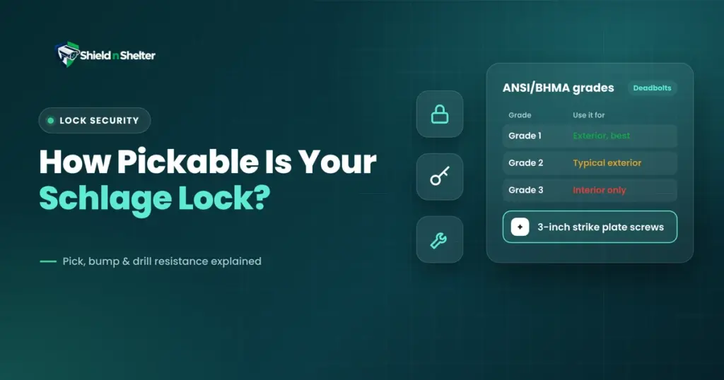 How Pickable Is Your Schlage Lock? Pick, Bump, and Drill Resistance Explained