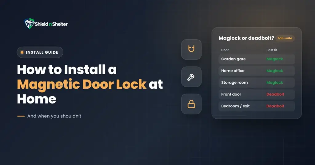 How to Install a Magnetic Door Lock at Home (and When You Shouldn’t)
