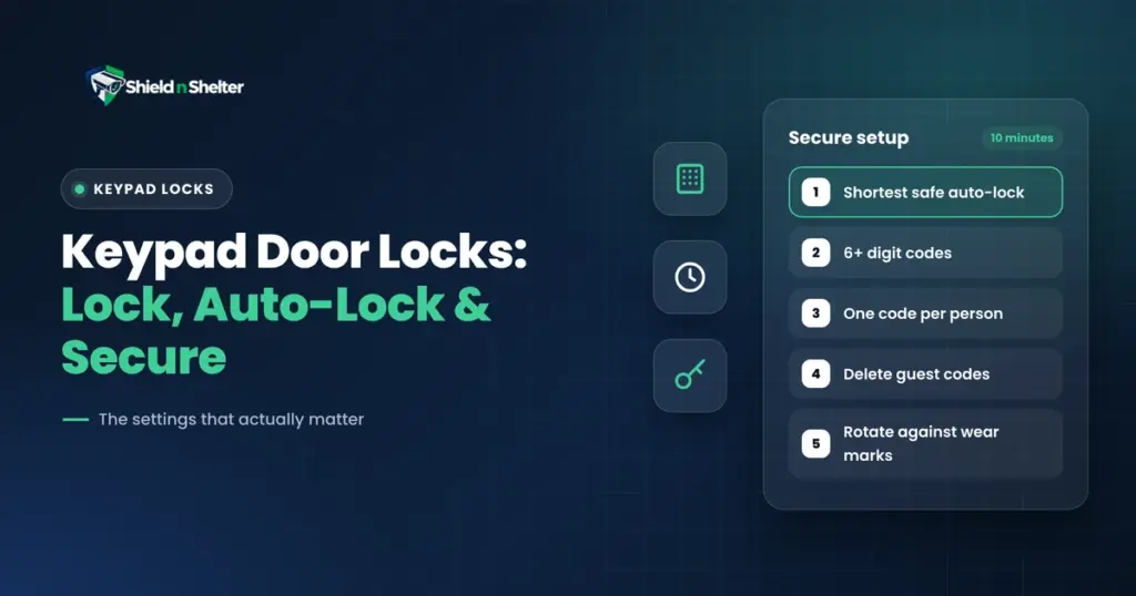 Keypad Door Locks: How to Lock, Auto-Lock and Actually Secure Them