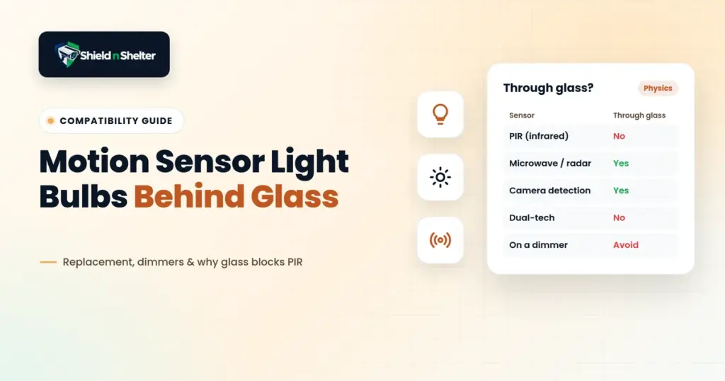 Motion Sensor Light Bulbs: Replacement, Compatibility, and Why They Fail Behind Glass