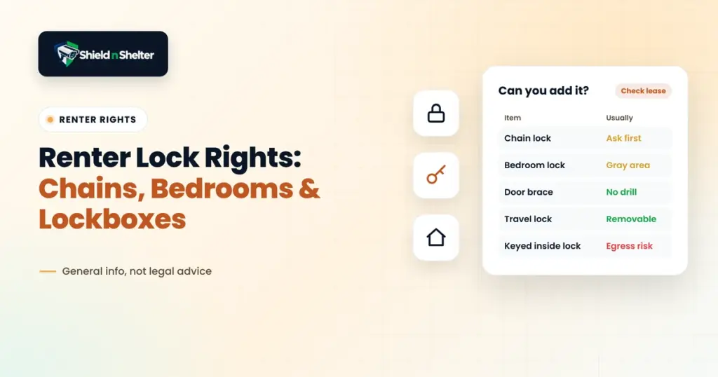Renter Lock Rights: Chain Locks, Bedroom Locks and Landlord Lockboxes